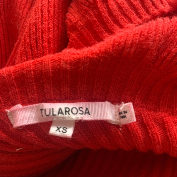 Tularosa Ruffle Cut Out Sweater - Picture 6 of 7
